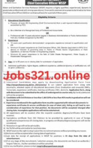Water And Sanitation Services Peshawar Job Opportunity April 2024